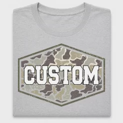 Vintage Camo Custom Name DTF Transfer