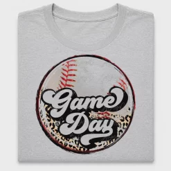 Leopard Game Day Baseball DTF Transfer