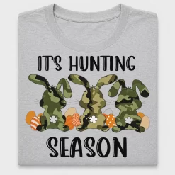 It's Hunting Season Camo Bunnies DTF Transfer