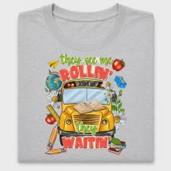 They See Me Rollin' School Bus DTF Transfer