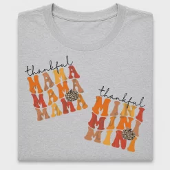 Thankful Mama Retro Thanksgiving DTF Transfer