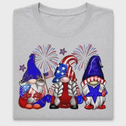 Patriotic Gnomes Fourth of July DTF Transfer