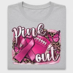 Pink Out Football DTF Transfer