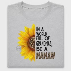 Sunflower Leopard Mamaw DTF Transfer