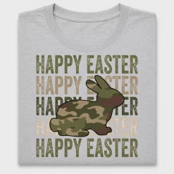 Camo Easter Bunny DTF Transfer