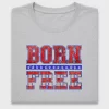 Distressed Born Free Patriotic DTF Transfer