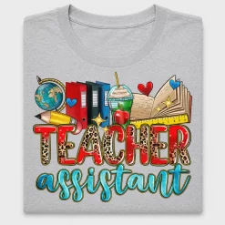 Teacher Assistant Leopard DTF Transfer