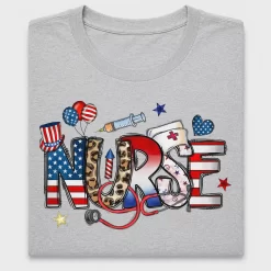 Nurse 4th of July DTF Heat Transfer