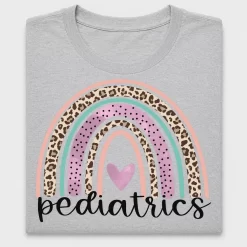 Pediatrics Rainbow Leopard DTF Transfer