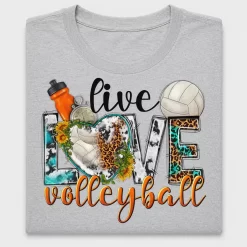 Love Volleyball DTF Transfer Design