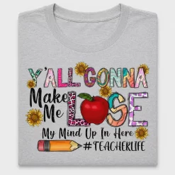 Teacher Sunflower Love DTF Transfer Design