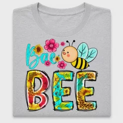 Bee Happy Floral DTF Transfer