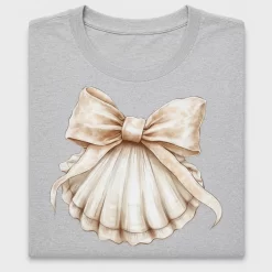 Coastal Seashell Bow DTF Transfer