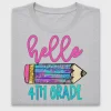 Fourth Grade Pencil DTF Transfer