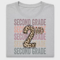 Second Grade Leopard DTF Transfer