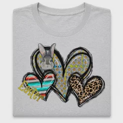 Easter Bunny Heart DTF Transfer