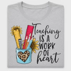 Teacher Crayon DTF Transfer Design