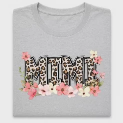Leopard Floral Mama DTF Transfer