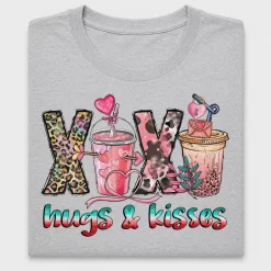 XOXO Hugs Kisses Valentine DTF Transfer for Shirts