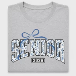 Senior 2026 Floral Bow DTF Transfer