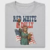 Vintage Red White Dolly DTF Transfer