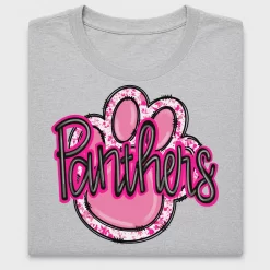 Pink Panthers Paw Print DTF Transfer