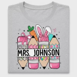 Teacher Pencil Jar DTF Transfer | Custom Name