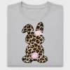 Leopard Bunny Floral DTF Transfer