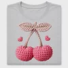 Yarn Cherry Heart DTF Transfer