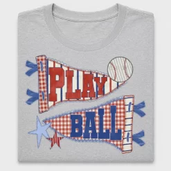 Play Ball Pennant Baseball DTF Transfer