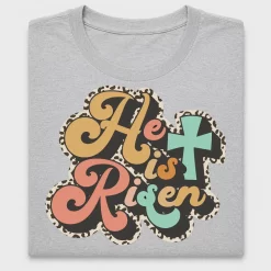He Is Risen Leopard DTF Transfer