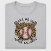 Leopard Baseball Mama DTF Transfer