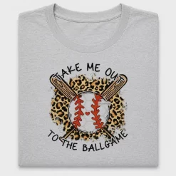 Leopard Baseball Mama DTF Transfer