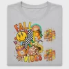 Fall Vibes Smiley Face DTF Transfer