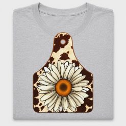Western Daisy Cowhide DTF Transfer
