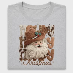 Cowboy Santa Holiday DTF Transfer