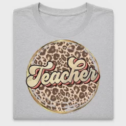 Leopard Teacher Retro DTF Transfer
