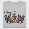 Navy Mom Anchor DTF Transfer
