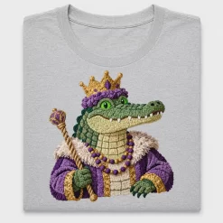 Mardi Gras Alligator Royal DTF Transfer