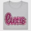 Pink Sequin Lions DTF Transfer