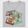 Retro Christmas Cassette Tapes DTF Transfer