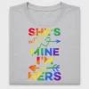 She's Mine I'm Hers Rainbow DTF Transfer