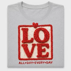 Faux Yarn Love DTF Transfer