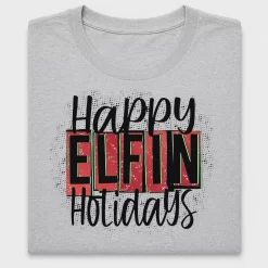 Happy Elfin Holidays DTF Transfer