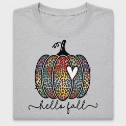 Leopard Pumpkin Hello Fall DTF Transfer