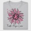 Breast Cancer Awareness Sunflower DTF Transfer