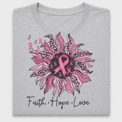 Breast Cancer Awareness Sunflower DTF Transfer