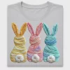 Watercolor Easter Bunnies DTF Transfer