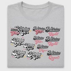 Birthday Girl Squad Mom Queen DTF Transfer