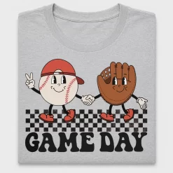 Retro Game Day Baseball DTF Transfer